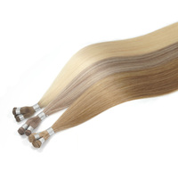 Extensiones de Cabello Humano de 20 Pulgadas, Tejidas a Mano, Sin Costuras, 100% Cabello Remy de Primera Calidad, Trama Invisible, Listas para Enviar
