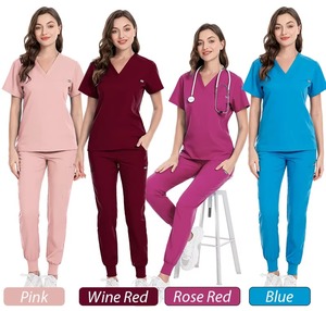 Batas de Aislamiento Desechables con Logotipo Personalizado, Uniformes Médicos de Mezclilla para Hospital, Conjuntos de Uniformes Médicos Unisex para Enfermeras y Doctores, Venta al por Mayor en Existencia - Product Image 5