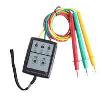 Indicador de 3 fases SP8030 Indicador de rotación de fase digital LED Zumbador Medidor de secuencia de fase 60V- 600V