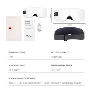 Masker Elektrik Tanpa Kabel Pijat, Pemijat Mata 4D Gulungan Tekanan Udara Getaran Perawatan Mata Anti-keriput Relaksasi Mata - Product Image 5