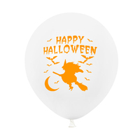 Artículos de Decoración para Fiestas de Halloween al por Mayor, Globos de Látex de Helio de 12 Pulgadas con Impresión Personalizada y Logotipo