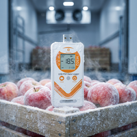 Enregistreur de données de température USB réutilisable M502 pour le transport de fruits et d'aliments, matériau plastique, personnalisation OEM/ODM, rapports PDF+CSV