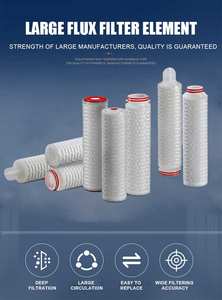 ไส้กรองน้ำแบบพับได้ชนิดเมมเบรน PP/<span class=keywords><strong>PES</strong></span>/PTFE/PVDF/ GF/ไนลอน - Product Image 3