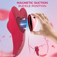 Vibrateur portable à aspiration magnétique pour femmes, télécommandé via application, pour massage féminin et masturbation