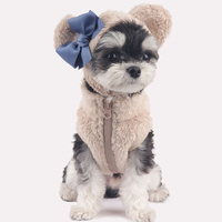 Nouvel ensemble de gilet et chapeau pour chien en peluche