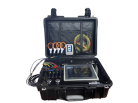 Analyseur de qualité d'alimentation triphasé MQ31 avec écran tactile 8 pouces, testeur d'harmoniques et étui portable