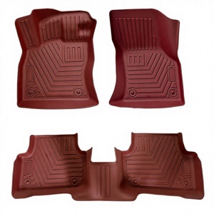 แผ่นรองพื้นรถยนต์ 3 มิติ TPE หนา 4 มม. สำหรับรถยนต์ <span class=keywords><strong>STEPWGN</strong></span> SPADA Seltos Cerato RP1 RP5 พวงมาลัยขวา ปี 2015-2022 กันน้ำ ทนทาน กันลื่น - Product Image 2