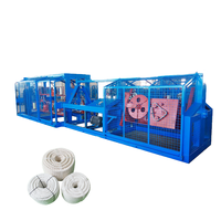 High Speed 3/4 Strand Twisted PP PE Nylon Cotton hemp paper gold plastic rope spooling machine