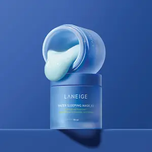Laneige水睡眠面膜给你清新、光鲜的护肤商业肌肤过夜70毫升