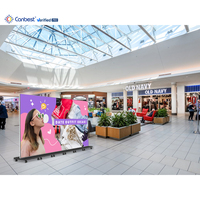 Écran d'affichage numérique pliable ultra-mince Canbest CJ Next V2 GOB LED pour totem publicitaire, idéal pour les centres commerciaux et les magasins de détail