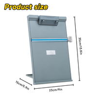 Support de livre de lecture domestique porte-livre en plastique support de livre de magazine Portable réglable porte-documents