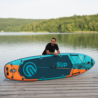 Planche de paddle gonflable en PVC Drop Stitch personnalisable avec certificat CE, étanche et durable, pour lacs, rivières, surf, unisexe