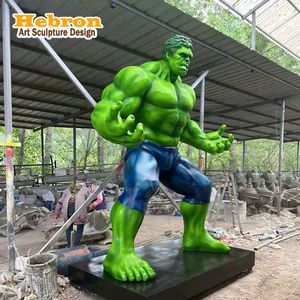 Scultura in Resina di <span class=keywords><strong>Hulk</strong></span> Personalizzata e Dipinta a Mano, <span class=keywords><strong>Action</strong></span> <span class=keywords><strong>Figure</strong></span> di Famosi Supereroi per Halloween, Natale e Capodanno - Product Image 1