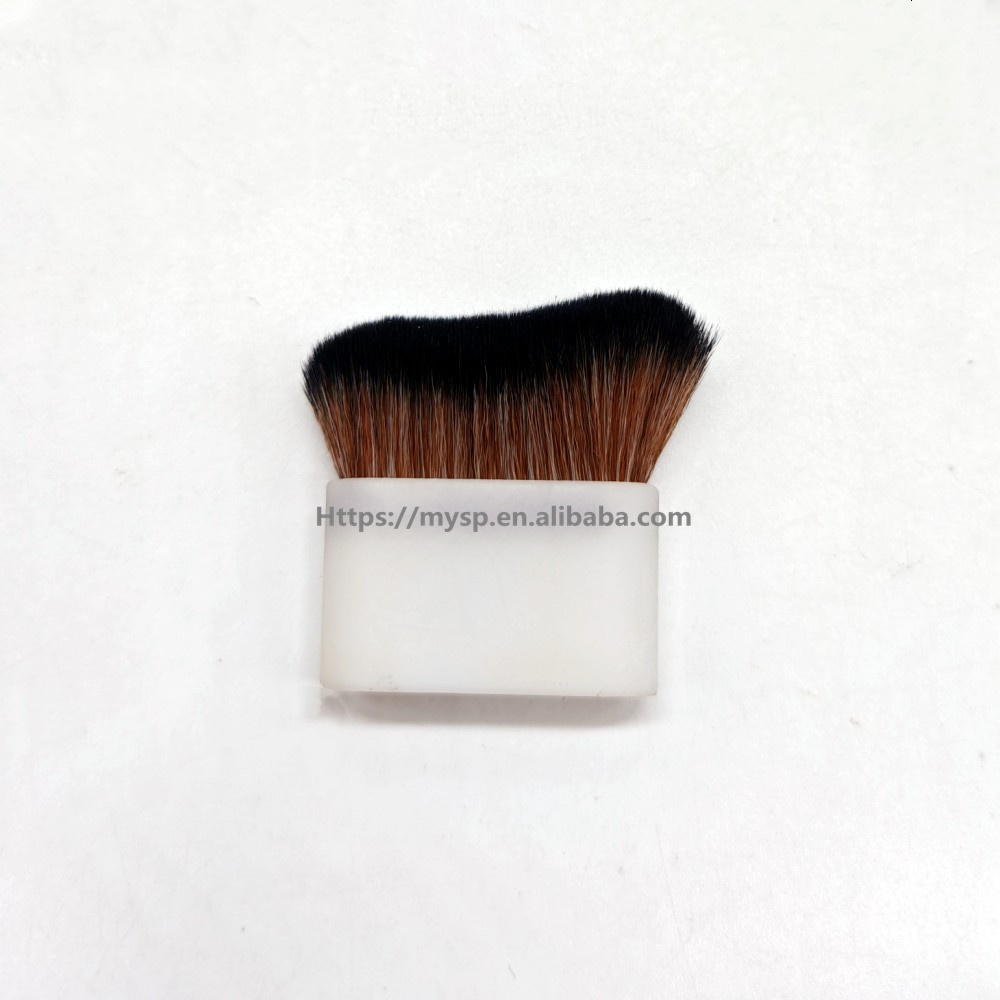 White handle bicolor hair