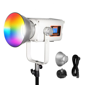 Luce LED COB per Studio Fotografico 300W Bianco Caldo con Personalizzazione Logo, 300 RGB Zr-300c per Streaming Live e <span class=keywords><strong>YouTube</strong></span> - Product Image 2