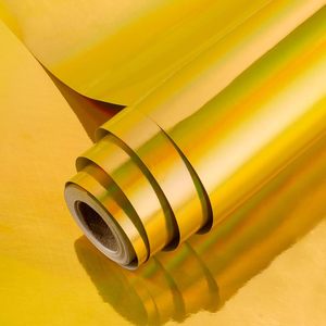 Iridescent Holographic Wrapping <b>Paper</b> <b>Roll</b> Shiny Rainbow Transparent Gift <b>Wrap</b> for Party Decor - Product Image 6