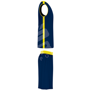 Uniforme de basket-ball personnalisé avec logo d'équipe, vêtements de sport imprimés très demandés, uniforme de basket-ball en polyester - Product Image 4