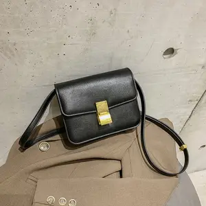 Hochwertige Mode Retro Metalls chloss Großhandel Marke Kosmetik taschen Beliebteste Einfache Stil Mini Pu Mädchen Designer Handtaschen