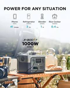 Pour <span class=keywords><strong>ECOFLOW</strong></span> 1 heure charge rapide 1000W sortie générateur solaire contrôleur MPPT pour Camping en plein air RVs panneau solaire à usage domestique - Product Image 4