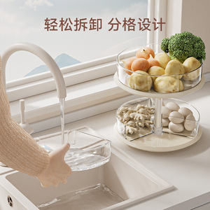 <b>Rotating</b> <b>Spice</b> <b>Rack</b> Multi Functional Kitchen Turntable Tabletop Condiment Storage Swivel Bottle Holder 360 Degree Rotation - Product Image 5