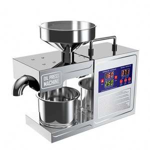 Presse à huile automatique industrielle compacte pour arachides, graines de soja et sésame, avec filtre à huile intégré - Product Image 1