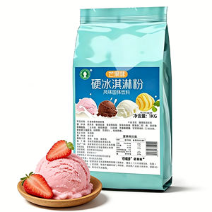 Polvo para Helado Duro de Fresa con Jugo de Fruta Fresca Añadido para la Sección de Congelados de Supermercados, Gran Cantidad con Descuento, Artículo en Oferta - Product Image 2