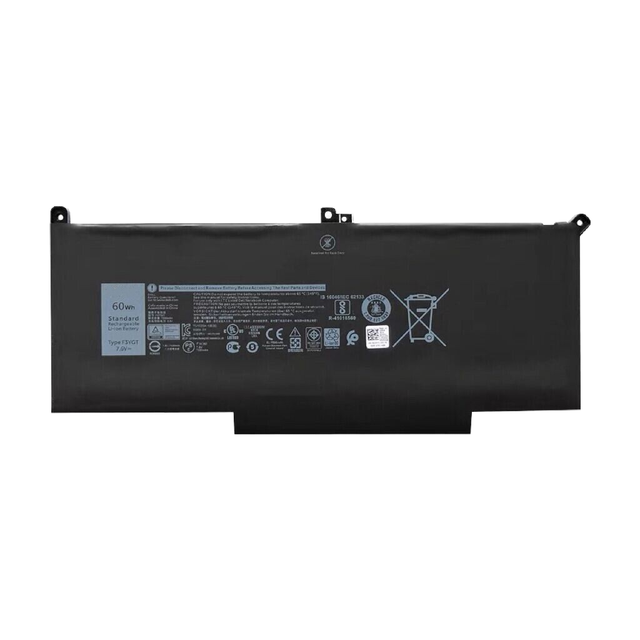 60wh F3YGT Replacement Laptop Battery for Dell Latitude 7290/7280 E7490/E7480 E7380/E7390 2X39G/0F3YGT/0DM3WC Notebook 5200mah
