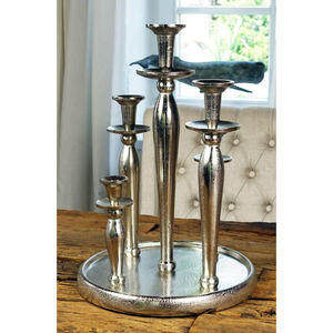 2025 Decorative <b>Black</b> <b>Candle</b> <b>Pillar</b> Holder - Product Image 4