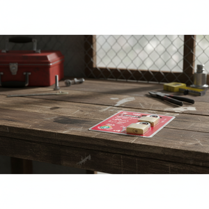 <b>BOX</b> 3 Blister pack with 2 brass padlocks of 20mm with short hook - Product Image 3