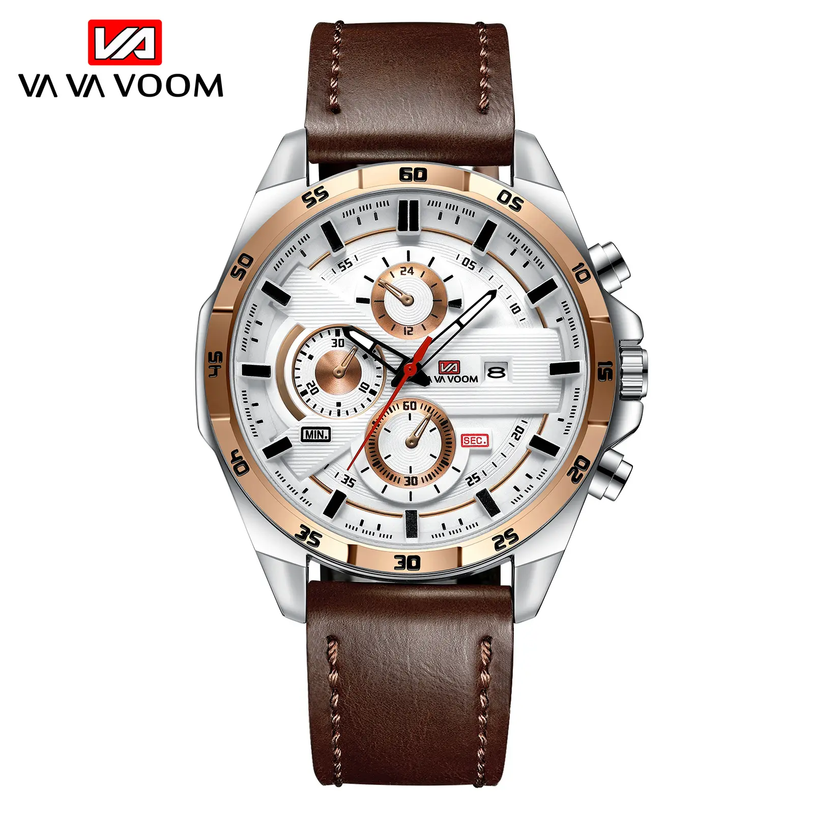 VAVA VOOM Mens Watches Top Brand Luxury Quartz Watch Men Fashion Sports Watch Waterproof Wristwatch Relogio Masculino