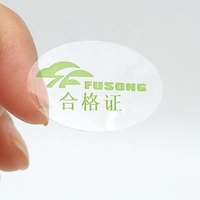 L'usine fournit directement des étiquettes personnalisées imperméables en PVC carrées pour les cosmétiques de beauté, autocollants ronds transparents