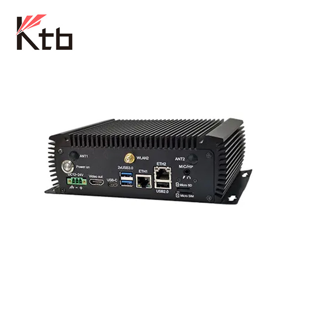 KTB-vRK88 RK3588 ARM Edge AI IPC with 6TOPS 8K Video Dual Gigabit LAN Wi-Fi 6 Fanless Embedded Industrial Computer
