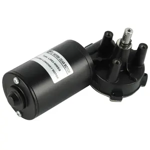 24v 60w tot 210w borstelloze wormwiel dc motor elektrische dc motor met worm versnellingsbak RV30 10:1 verhouding