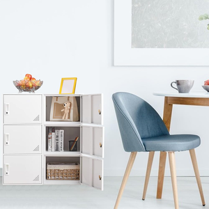 خزانة معدنية بثلاثة أبواب، خزانة تخزين فولاذية للمكاتب، خزائن تخزين للموظفين، خزائن معدنية عمودية للمنزل والمكتب والمدرسة - Product Image 5