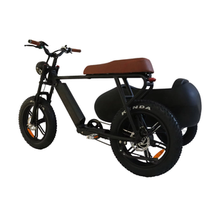 <span class=keywords><strong>Sidecar</strong></span> para Bicicleta Eléctrica de 3 Ruedas, de Aluminio, para Adultos, con Batería de Litio de 48V 15AH, Motor de Cubo Trasero de 750W sin Escobillas y Frenos de Disco - Product Image 4