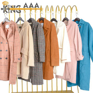 Оптовая продажа подержанной женской одежды: шерстяные пальто по низкой цене из Китая/Гватемалы для зимнего сезона, бренд KINGAAA - Product Image 3