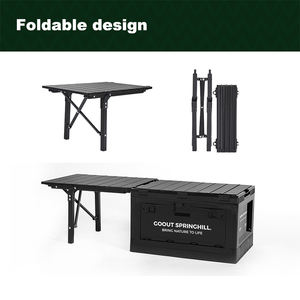 Organizador de Maletero Plegable de 50L para Camping y Picnic, Mesa de Camping con Caja de Almacenamiento - Product Image 4