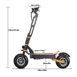 Scooter Eléctrico Todoterreno de Alta Potencia con Motor Dual de 60V 8000W, Velocidad de 80KM/H, Neumático de 13 Pulgadas para Adultos, Aventura Extrema - Product Image 5