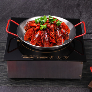 <span class=keywords><strong>Paella</strong></span> española dorada para restaurantes coreanos, <span class=keywords><strong>paella</strong></span> plateada de acero inoxidable, sartén para freír, olla para mariscos - Product Image 2