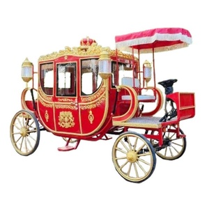 Chariot à cheval climatisé Queen Ride / Buggy de la famille royale, calèche électrique antique de style européen - Product Image 6