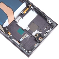 Para Samsung Galaxy S22 Ultra 5G, edición de EE. UU., 6,78 pulgadas, pantalla LCD OLED, digitalizador, montaje completo con marco