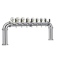 Tour de bière 4 robinet tour de Kegerator en acier inoxydable tour de bière pression colonne distributeur de bière