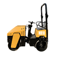Mini compacteur 1 tonne Rouleau compresseur asphalte vibrant à double tambour Moteur diesel Mini compacteur à rouleaux roulants