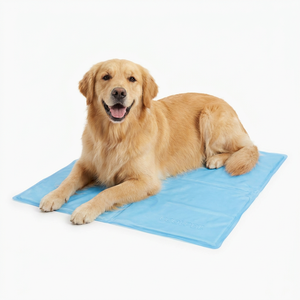 Cuccia per Cani Pieghevole Premium Riutilizzabile Eco-friendly Quadrata, Materasso Moderno in PVC Impermeabile con Gel Rinfrescante, Tappetino Solido Estivo per Cuccioli - Product Image 3