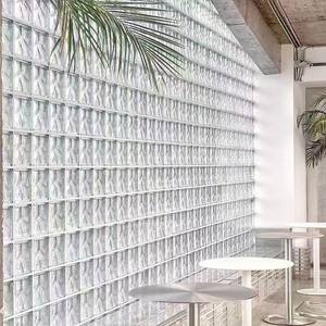 Padrão de gelo personalizado blocos de vidro sólido azulejos texturizados para Exterior & Partition Walls (Transparente Ind/Outdoor) - Product Image 5