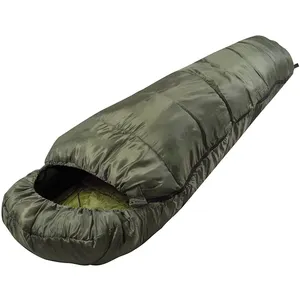 Camo múmia dormindo saco acampamento impermeável estilo militar múmia dormindo saco mochila