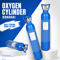Cylindre à oxygène en acier sans soudure 2L-150L, haute pression, pour usage médical et industriel