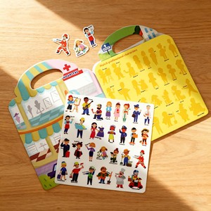 Libro de Pegatinas de Silicona Reutilizables para Niños, con 9 Temas, para Actividades de Viaje, Personalizables - Product Image 1