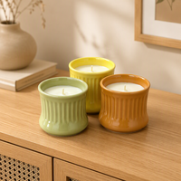 Bougie parfumée à base de plantes de haute qualité, bougie parfumée en cire de soja extra-large, boîte cadeau, parfum d'ambiance pour la maison, cadeau pour la Saint-Valentin, cadeau d'anniversaire