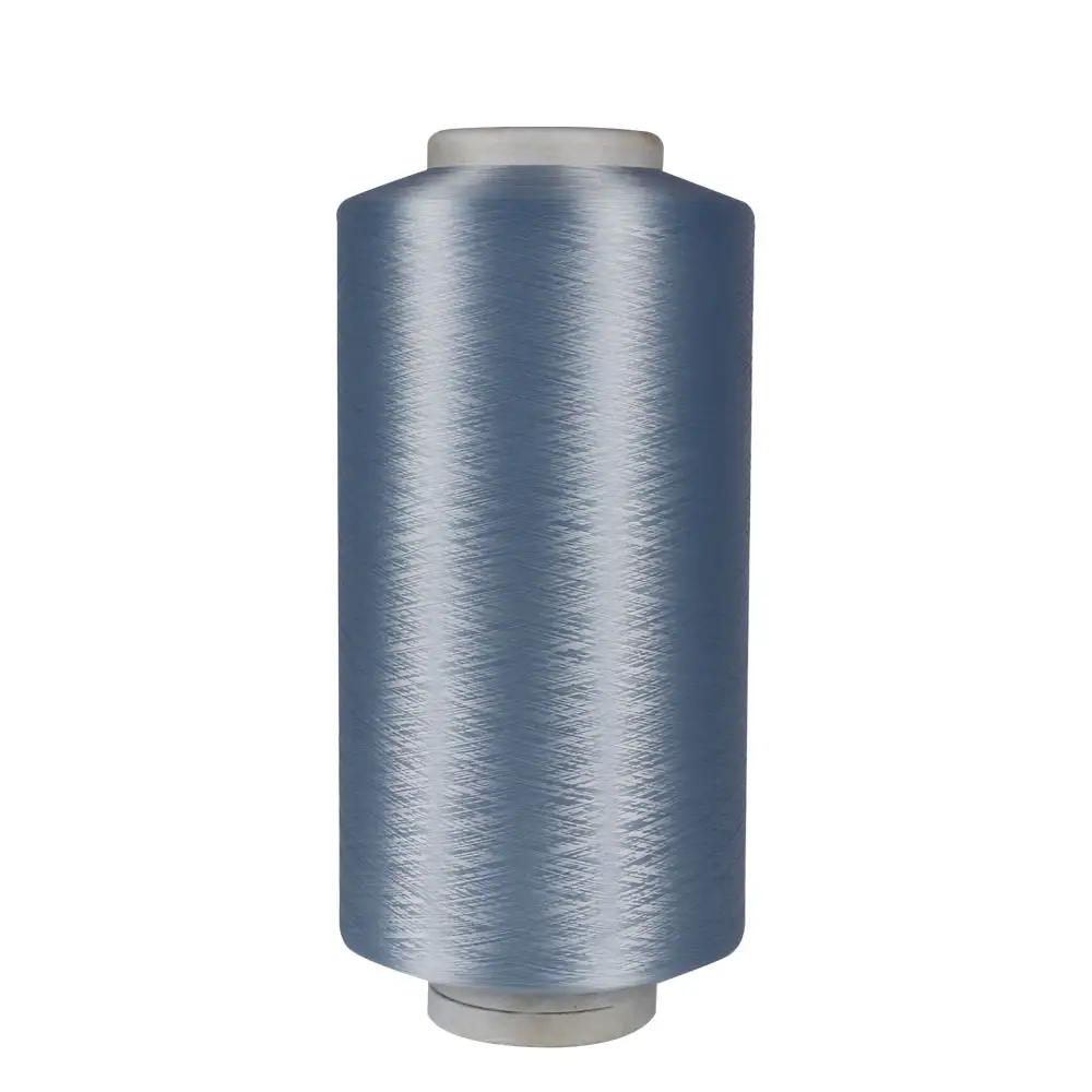 Fabricant de fil de polyester 100% coloré 30D fil à tricoter teint dope
